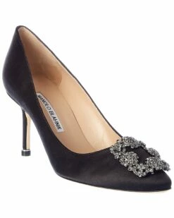 New 😍 Manolo Blahnik Hangisi 70 Satin Pump for 👩 women ✨