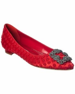 Cheap π Manolo Blahnik Hangisi Satin Flat for π© women β