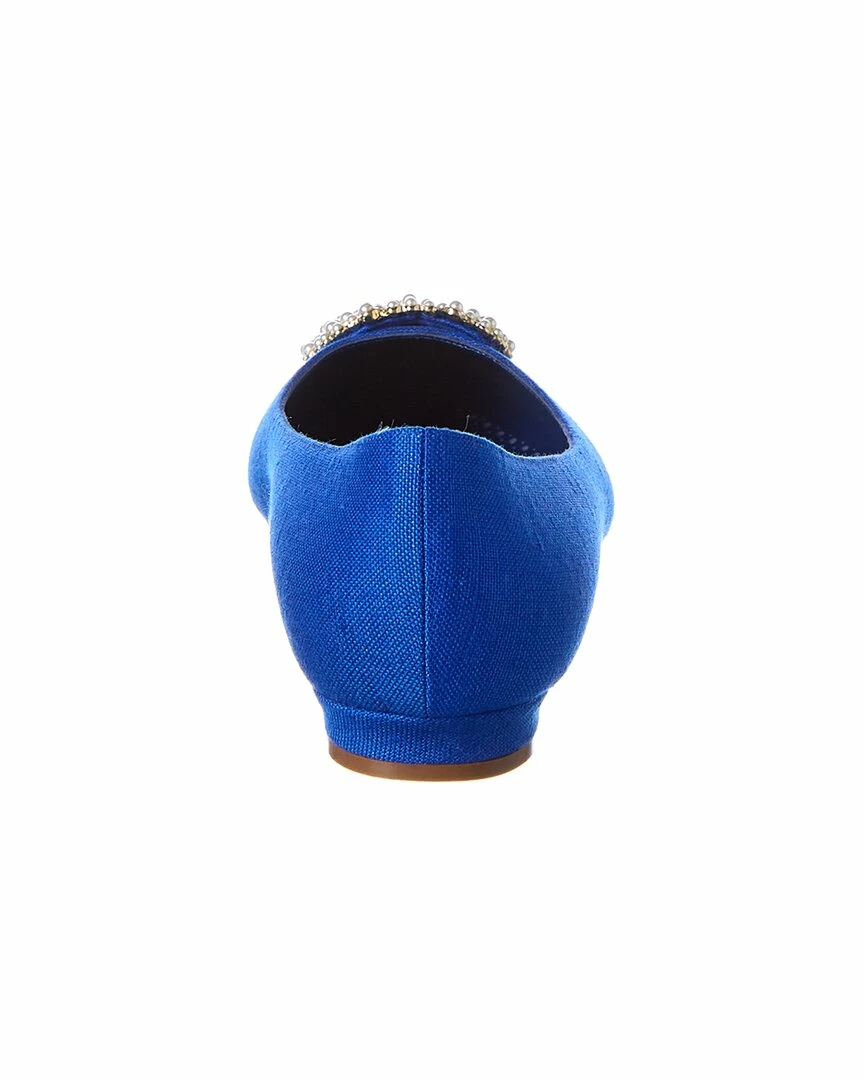 Cheapest ๐ฏ Manolo Blahnik Hangisi Linen Flat for ๐ฉ women ๐ 3 Cheapest ๐ฏ Manolo Blahnik Hangisi Linen Flat for ๐ฉ women ๐ - Image 3