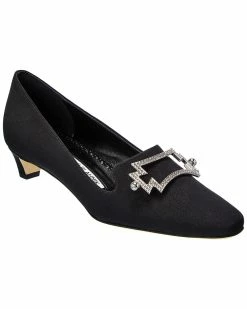 Best deal 🔥 Manolo Blahnik Ansulialo 30 Silk Pump for 👩 women 🤩