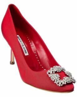 Brand new 🤩 Manolo Blahnik Hangisi 70 Grosgrain Pump for 👩 women ❤️