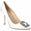 Flash Sale 🎉 Manolo Blahnik Hangisi 105 Satin Pump for 👩 women ✔️