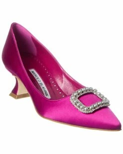 Outlet 🤩 Manolo Blahnik Fabeta 55 Satin Pump for 👩 women 🎉