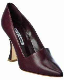 Outlet 🥰 Manolo Blahnik Guadalahara 105 Leather Pump for 👩 women 🎉