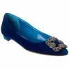 Best reviews of 🌟 Manolo Blahnik Hangisi Velvet Flat for 👩 women ⌛