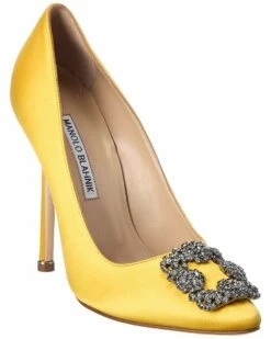 Buy 👏 Manolo Blahnik Hangisi 115 Satin Pump for 👩 women 👏