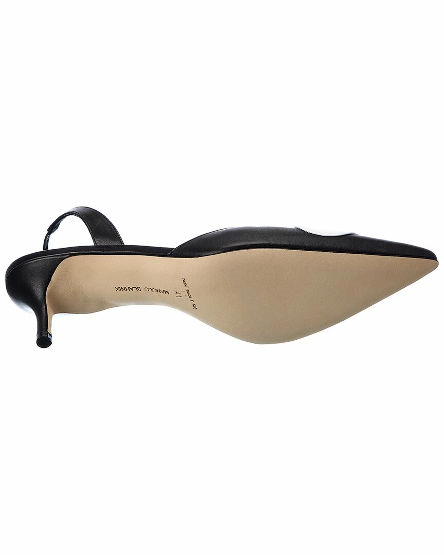 Buy โ๏ธ Manolo Blahnik Scusli 50 Leather Slingback Pump for ๐ฉ women ๐ฅฐ 4 Buy โ๏ธ Manolo Blahnik Scusli 50 Leather Slingback Pump for ๐ฉ women ๐ฅฐ - Image 4
