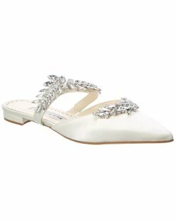 Buy ⭐ Manolo Blahnik Lurum Satin Flat for 👩 women ⭐
