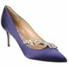 Promo 🤩 Manolo Blahnik Nadira 70 Satin Pump for 👩 women 👍
