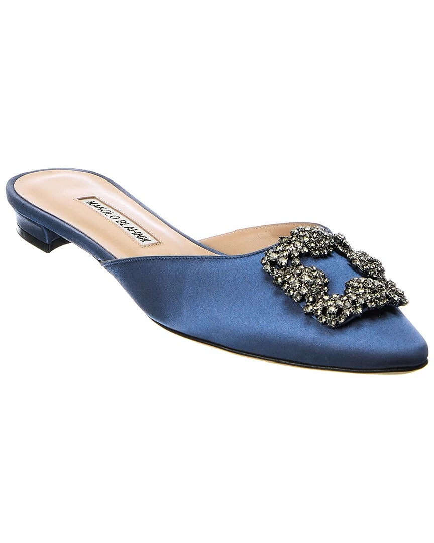 Best Sale ๐ Manolo Blahnik Hangisimu Satin Flat for ๐ฉ women ๐ 1 Best Sale ๐ Manolo Blahnik Hangisimu Satin Flat for ๐ฉ women ๐