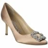 Discount ✔️ Manolo Blahnik Hangisi 70 Satin Pump for 👩 women 🔔