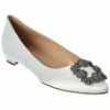 Flash Sale 🎁 Manolo Blahnik Hangisi Satin Flat for 👩 women 🤩