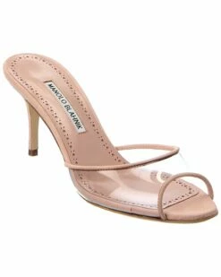 Wholesale 💯 Manolo Blahnik Jadifa 70 Vinyl & Suede 🩴 Sandal for 👩 women 😍