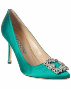 Flash Sale โค๏ธ Manolo Blahnik Hangisi 90 Satin Pump for ๐ฉ women ๐