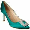 Outlet ⌛ Manolo Blahnik Hangisi 70 Satin Pump for 👩 women 💯