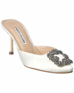 Hot Sale 🎉 Manolo Blahnik Hangisimu 70 Satin Pump for 👩 women 🤩