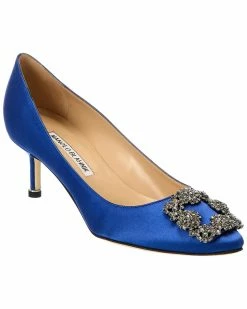 Best reviews of 🤩 Manolo Blahnik Hangisi 50 Satin Pump for 👩 women 🎁