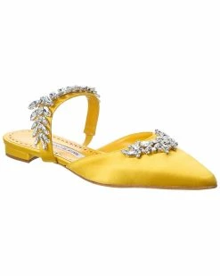 Top 10 ๐ Manolo Blahnik Lurum Satin Flat for ๐ฉ women โ