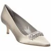 Coupon 😀 Manolo Blahnik Bottara 50 Satin Pump for 👩 women ✨