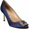 Hot Sale 😍 Manolo Blahnik Hangisi 70 Satin Pump for 👩 women 🥰
