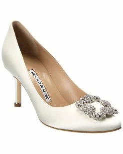 Top 10 🤩 Manolo Blahnik Hangisi 70 Satin Pump for 👩 women ⭐