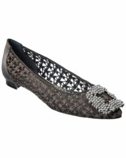Promo ๐ Manolo Blahnik Hangisi Lace Flat for ๐ฉ women ๐