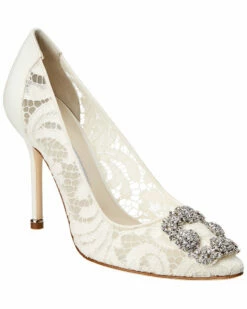 Top 10 🛒 Manolo Blahnik Hangisi 105 Lace Pump, 41 for 👩 women 🧨
