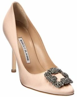 Hot Sale 🔥 Manolo Blahnik Hangisi 105 Satin Pump for 👩 women 💯