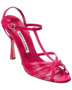 Best deal 🔔 Manolo Blahnik Marana 105 Leather 🩴 Sandal for 👩 women 🥰