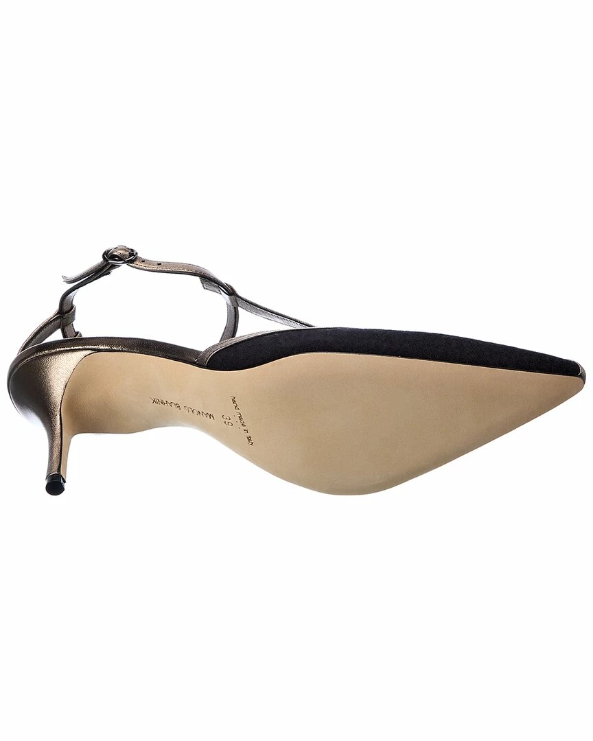 Buy ๐ Manolo Blahnik Piglie 70 Wool & Leather Pump for ๐ฉ women ๐ฅฐ 4 Buy ๐ Manolo Blahnik Piglie 70 Wool & Leather Pump for ๐ฉ women ๐ฅฐ - Image 4