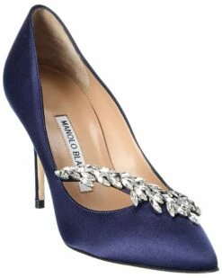 Hot Sale ✔️ Manolo Blahnik Nadira 90 Satin Pump for 👩 women 🛒