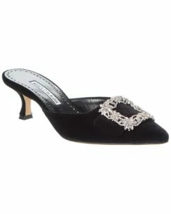 Deals ๐ Manolo Blahnik Maysale Jewel 50 Velvet Pump for ๐ฉ women ๐