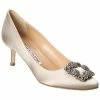 Cheapest 🤩 Manolo Blahnik Hangisi 50 Satin Pump for 👩 women 🤩