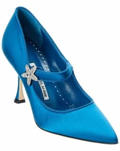 Discount ๐ Manolo Blahnik Galaxi 90 Satin Pump for ๐ฉ women ๐ฅฐ