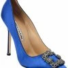 Cheap 🤩 Manolo Blahnik Hangisi 115 Satin Pump for 👩 women 🔥