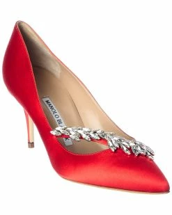 Buy ๐ Manolo Blahnik Nadira 70 Satin Pump for ๐ฉ women โ๏ธ