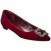 Coupon 😀 Manolo Blahnik Hangisi Suede Flat for 👩 women 🌟