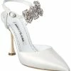 Best Sale 🎁 Manolo Blahnik Mabina 105 Satin Pump for 👩 women 🥰