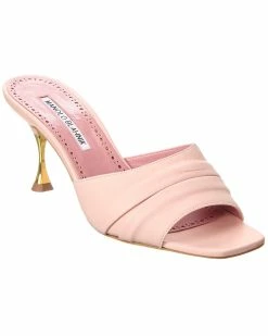 Manolo Blahnik Shop 12 Wholesale ⭐ Manolo Blahnik Picoux 70 Leather 🩴 Sandal for 👩 women ✔️