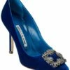Flash Sale ✔️ Manolo Blahnik Hangisi 105 Velvet Pump for 👩 women 💯