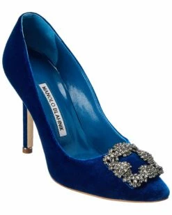 Flash Sale โ๏ธ Manolo Blahnik Hangisi 105 Velvet Pump for ๐ฉ women ๐ฏ