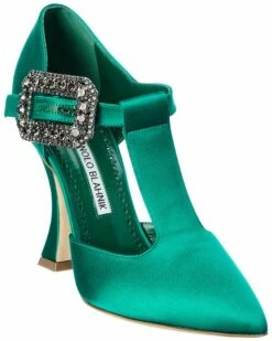 Wholesale ⌛ Manolo Blahnik Martura 105 Satin Pump for 👩 women ⌛