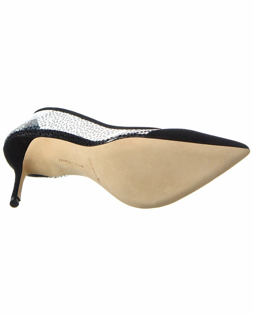 Brand new ๐ Manolo Blahnik Pachana 90 Vinyl & Suede Pump for ๐ฉ women โค๏ธ 4 Brand new ๐ Manolo Blahnik Pachana 90 Vinyl & Suede Pump for ๐ฉ women โค๏ธ - Image 4