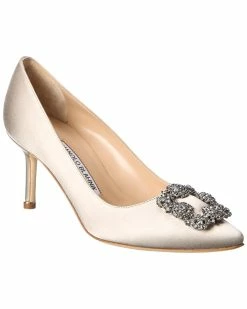 Wholesale 🎉 Manolo Blahnik Hangisi 70 Satin Pump for 👩 women ❤️