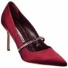 Flash Sale ⌛ Manolo Blahnik Crina 90 Satin Pump for 👩 women ✨