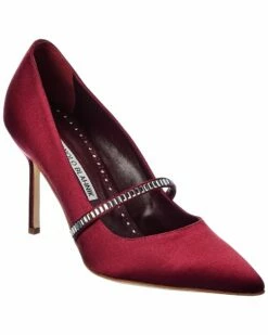 Flash Sale โ Manolo Blahnik Crina 90 Satin Pump for ๐ฉ women โจ