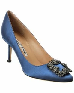 Cheapest ๐ Manolo Blahnik Hangisi 70 Satin Pump for ๐ฉ women โค๏ธ