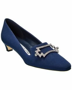 Cheapest ๐ Manolo Blahnik Ansulialo 30 Silk Pump for ๐ฉ women ๐