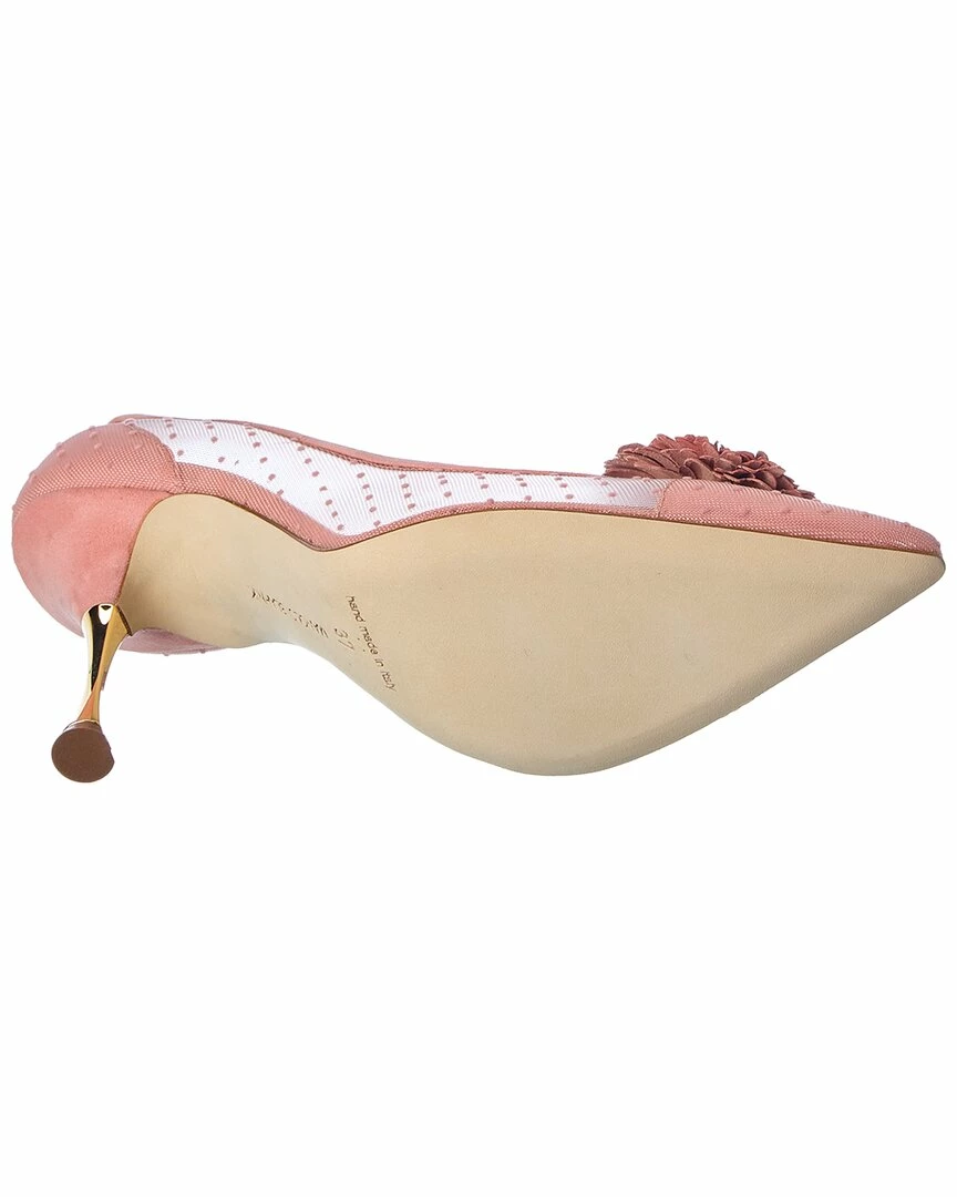 Budget ๐ฅฐ Manolo Blahnik Sohemias 105 Suede-Trim Pump for ๐ฉ women โ 4 Budget ๐ฅฐ Manolo Blahnik Sohemias 105 Suede-Trim Pump for ๐ฉ women โ - Image 4