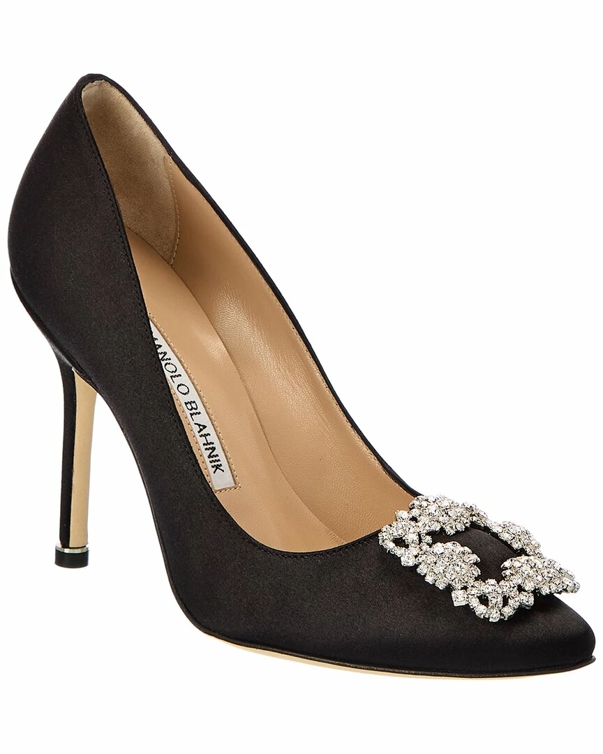 Brand new ๐ Manolo Blahnik Hangisi 100 Satin Pump for ๐ฉ women ๐ 1 Brand new ๐ Manolo Blahnik Hangisi 100 Satin Pump for ๐ฉ women ๐